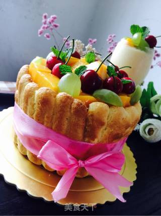 # Fourth Baking Contest and is Love to Eat Festival# Mango Charlotte recipe