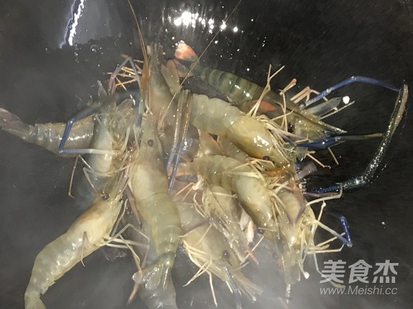 Soy Sauce King Mustard Prawns recipe