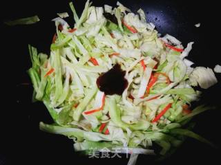 Stir-fried Noodles with Cabbage recipe