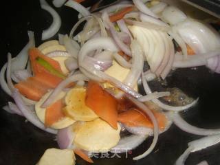 Fried Bean Rolls with Luncheon Meat recipe