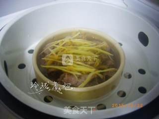 Steamed Beef with Mustard recipe