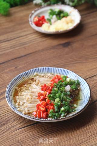 Chopped Pepper Enoki Mushroom recipe