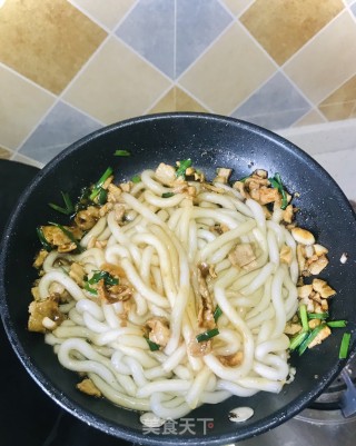 Potato Flour with Meat Sauce recipe