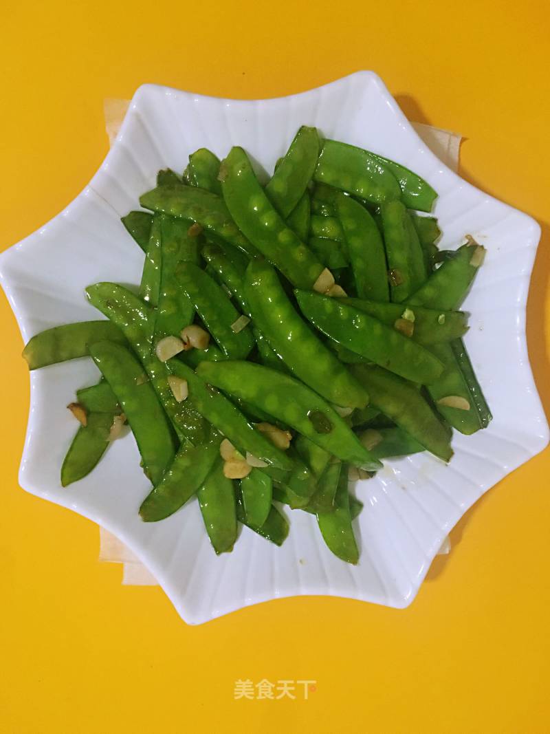 Garlic Snow Peas recipe
