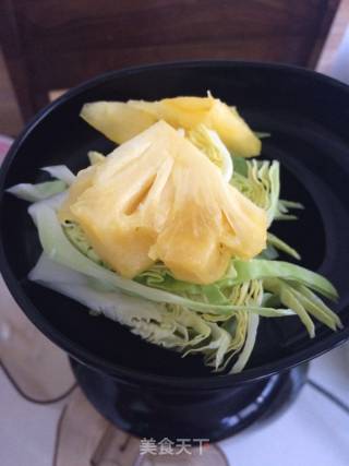 Pineapple Cabbage Juice recipe