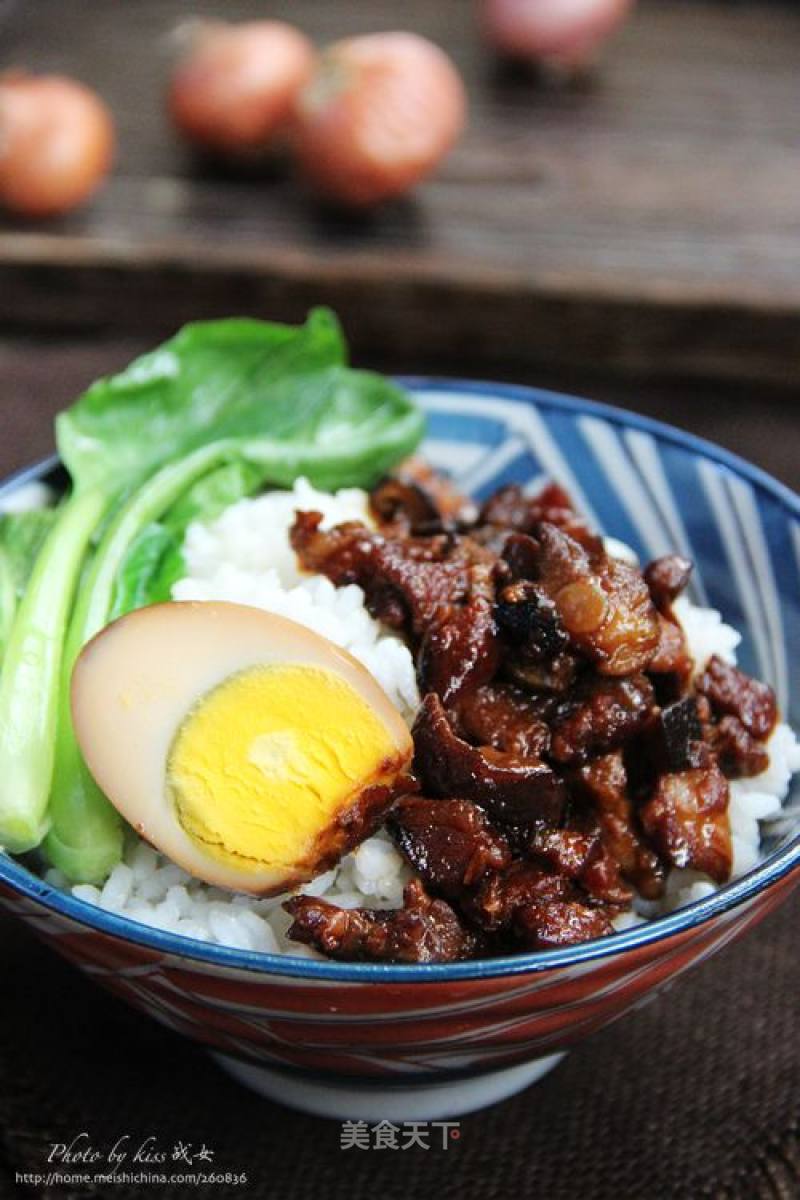 Juicy and Delicious---taiwanese Braised Pork Rice recipe