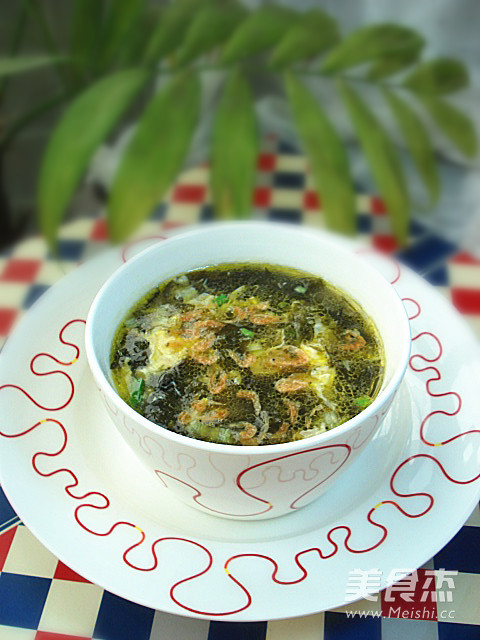 Egg Seaweed Soup recipe