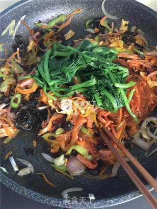 Korean Stir-fried Mixed Vegetables recipe