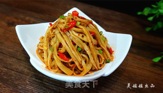 Shredded Pleurotus Eryngii recipe