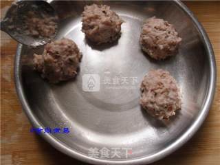 Handmade Mushroom Pork Balls recipe