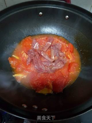 Stewed Beef Tenderloin with Tomatoes recipe