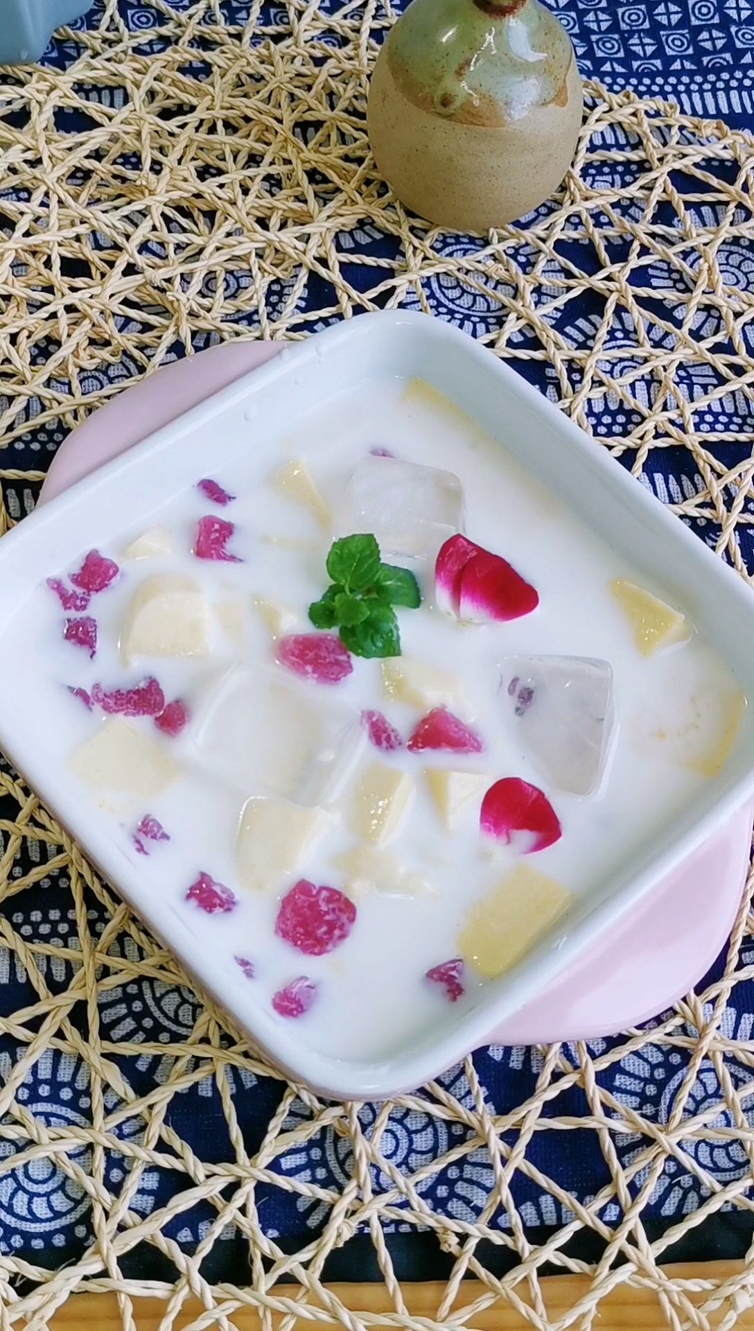 Pitaya Bobo Mango Milk Jelly recipe