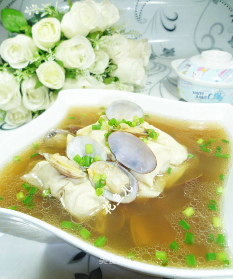 Clam Soup with Noodle Knot recipe