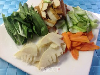 Vegetarian Fried Dried Tofu recipe