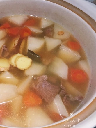 Radish Beef Soup-a Recipe for Colds