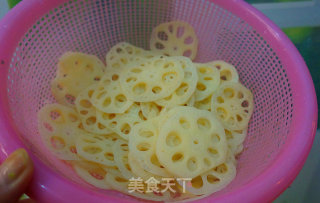 Spicy Fried Lotus Root Slices recipe