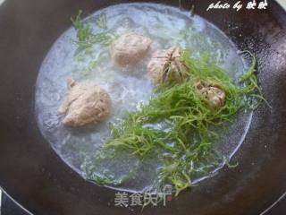 Beef Tendon Ball Sea Fa Vegetable Soup recipe