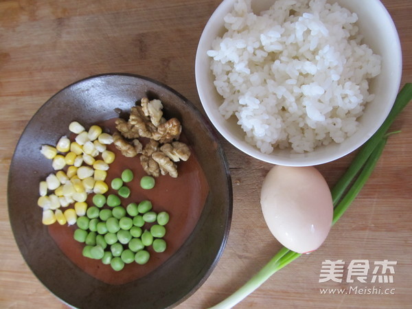 Walnut Double Vegetable Fried Rice recipe