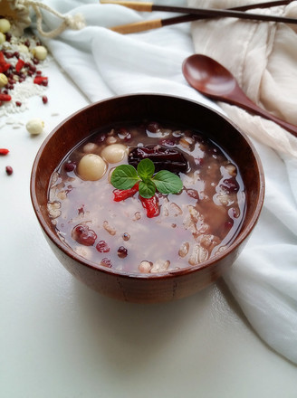 Red Bean, Barley and Lotus Seed Congee
