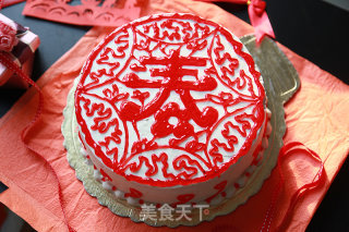 Paper Cut Cake ---- Cut A Window Grille and Paste The Cake recipe