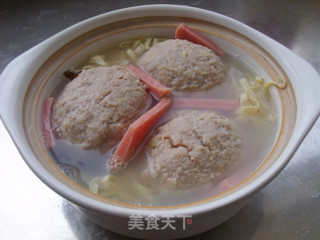 Steamed Lion Head recipe