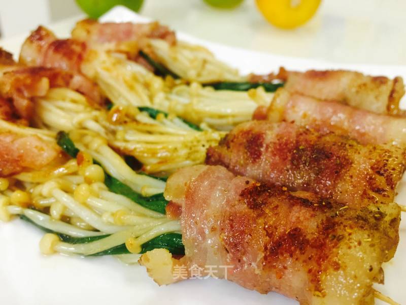 Bacon Golden Needle Roll recipe