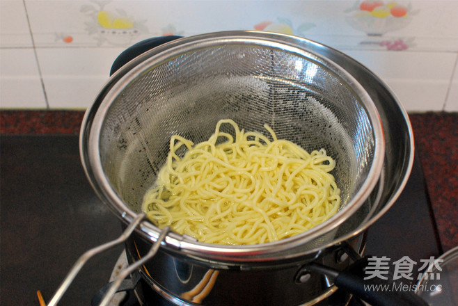 Handmade Egg Noodles with Meat Sauce recipe