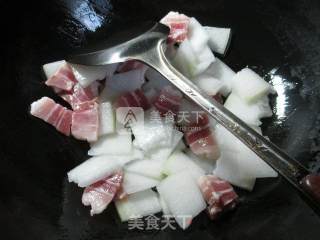 Bacon Mung Bean Sprout Winter Melon Soup recipe