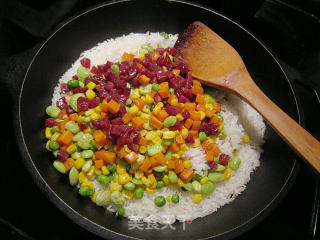 Iron Pot Sausage and Vegetable Rice--rice recipe