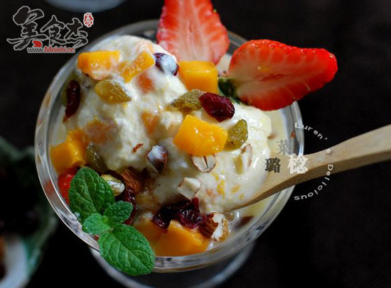 Fruit Colorful Ice Cream recipe