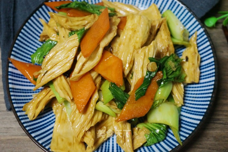 Yuba with Oyster Sauce recipe
