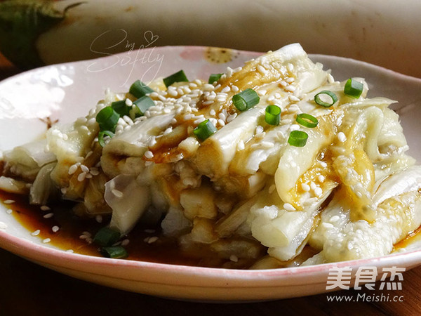 Shredded White Eggplant with Cold Dressing recipe