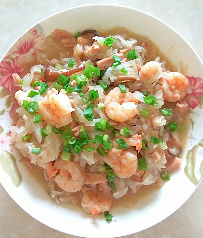 Braised Shrimp with Radish