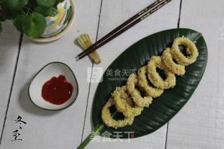 #aca烤明星大赛#oil-free Squid Rings recipe