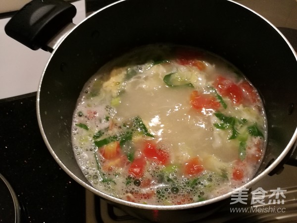 Scallion Oil Lump Soup recipe