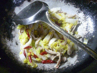 Stir-fried Baby Vegetables with Pork Belly recipe