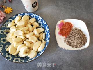 Fried Garlic with Cumin recipe
