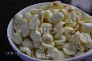 Consumption of Oil Stewed Fresh Lotus and Straw Mushrooms recipe