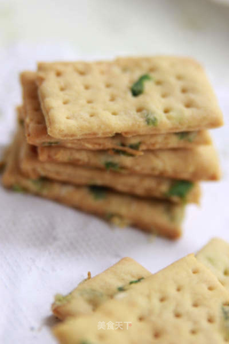 Scallion Soda Crackers-soda Crackers that Novices Can Make, Crispy Experience, Scallions in The Mouth recipe