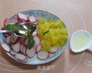 Orange and Cherry Radish recipe