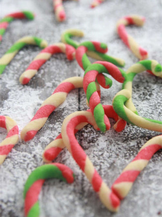 Christmas Cane Bicolor Biscuits