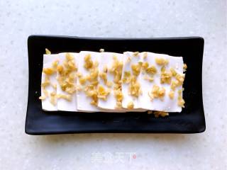 Steamed Tofu with Mustard and Minced Pork recipe