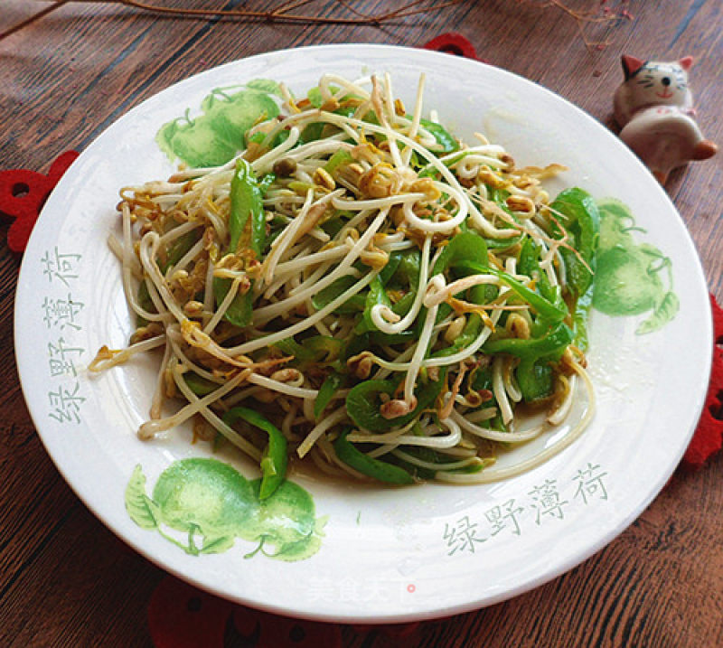 Vegetarian Fried Mung Bean Sprouts recipe