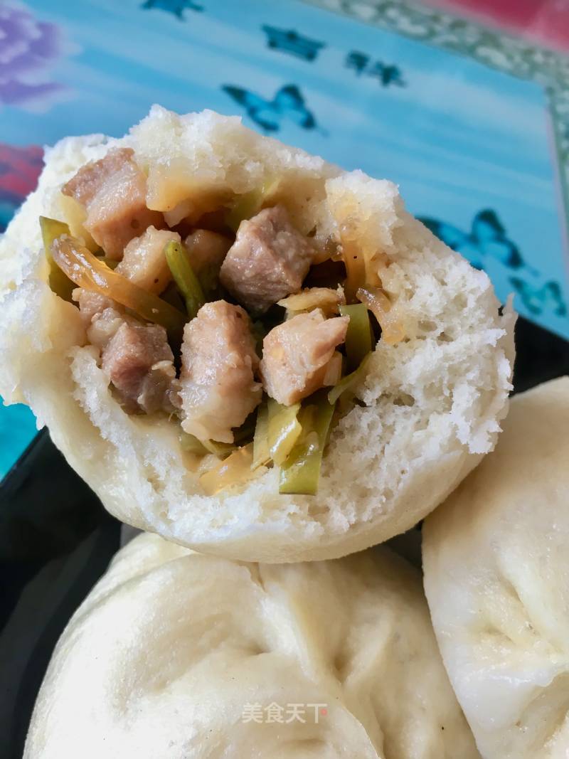 Kidney Bean Vermicelli Pork Bun recipe