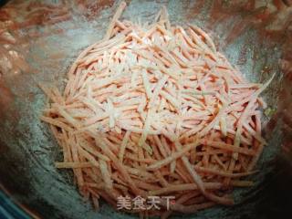 Kuaishou Steamed Vegetables-steamed Carrot Shreds recipe