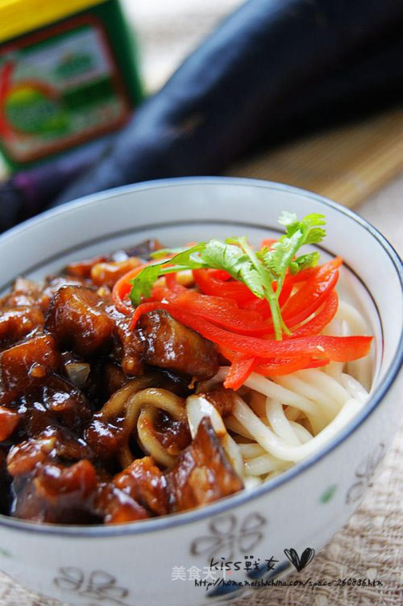 [jijiang Noodles, Made in A Pattern]: Diced Eggplant Noodles