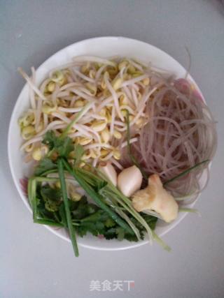 Soy Bean Sprouts Mixed with Vermicelli recipe