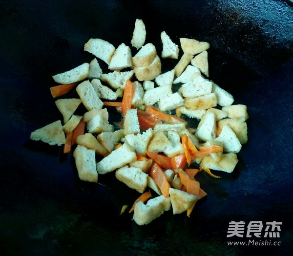 Stir-fried Vegetarian Sanxian recipe