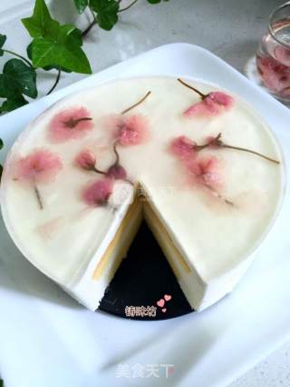 #aca烤明星大赛# to The Dying Spring [cherry Mousse Cake] recipe