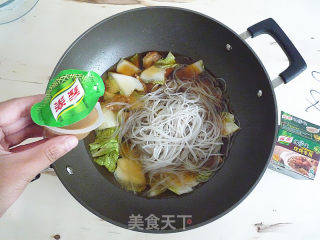 #trust之美#cabbage Stewed Vermicelli recipe